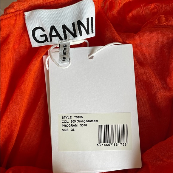 Ganni Scrunchie Dress - Picture 4 of 5